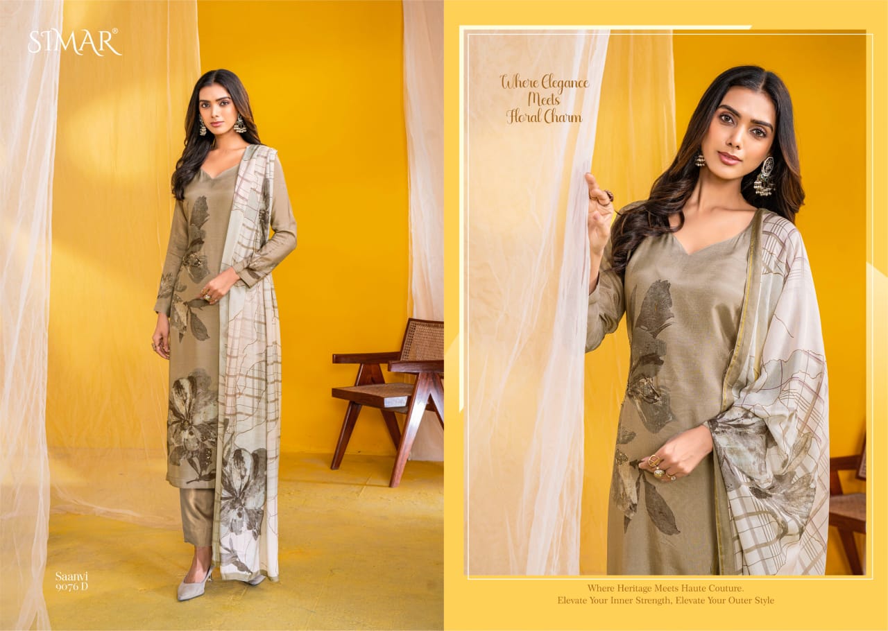 Saanvi By Glossy Viscose Digital Printed Dress Material Orders In India